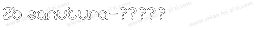 Zb zanutura字体转换